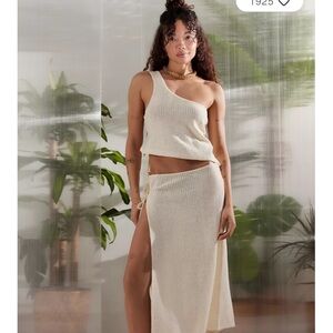 NWT Out From Under Boardwalk Beachy Midi Skirt